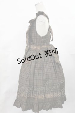 画像2: BABY,THE STARS SHINE BRIGHT / Chocolate Checkジャンパースカート FREE ブラック H-25-05-21-1001-BA-OP-YZ-ZH