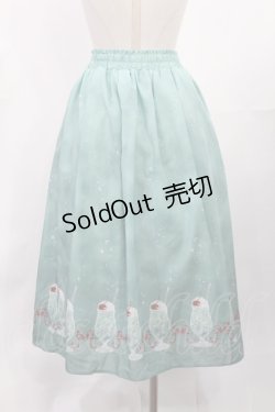 画像2: axes femme / クリームソーダ柄スカート M グリーン H-25-05-21-1010-AX-SK-YZ-ZH