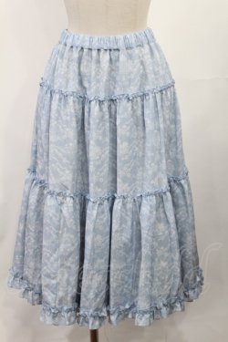 画像1: m petit by misako / NINA'S RVパニエスカート L サックス H-25-05-21-1013-LO-SK-YZ-ZH
