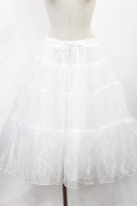 axes femme kawaii / ミディオーガンジーパニエ M オフ H-25-05-21-1014-AX-SK-YZ-ZH