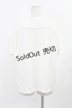 画像2: axes femme / 襟付クリームソーダ柄Tシャツ M アイボリー H-25-05-21-1015-AX-TS-YZ-ZH