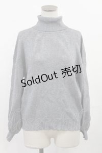 PINK HOUSE / タートルネックリブニット FREE グレー H-25-05-21-1016-LO-TO-YZ-ZH