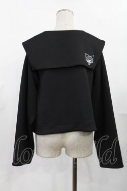 画像2: m petit by misako / サンリオキャラクターズコラボ クロミセーラーカーディガン L ブラック H-25-05-21-1018-LO-TO-YZ-ZH