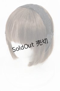 m petit by misako / レースリボンカチューシャ  ブラック H-25-05-21-1024-LO-AC-YZ-ZH