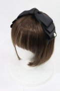 m petit by misako / NINA'sコラボ AM*NIリボンカチューシャ  ブラック H-25-05-21-1027-LO-AC-YZ-ZH