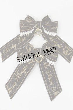 画像1: BABY,THE STARS SHINE BRIGHT / Best Wishes Dreamyリボンコーム  ブラウン H-25-05-21-1029-BA-AC-YZ-ZH
