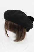 m petit by misako / AMクロミリボンベレー  ブラック H-25-05-21-1030-LO-AC-YZ-ZH