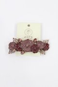 axes femme / カメリアブーケバレッタ  濃ピンク H-25-05-21-1032-AX-AC-NS-ZH