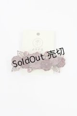 axes femme / カメリアブーケバレッタ  濃ピンク H-25-05-21-1032-AX-AC-NS-ZH