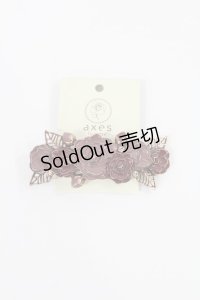 axes femme / カメリアブーケバレッタ  濃ピンク H-25-05-21-1032-AX-AC-NS-ZH