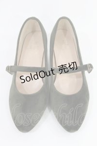an another angelus / クロスストラップベロアパンプス M/23.5cm グリーン H-25-05-21-1034-CA-SH-NS-ZH