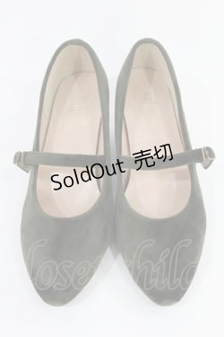 画像1: an another angelus / クロスストラップベロアパンプス M/23.5cm グリーン H-25-05-21-1034-CA-SH-NS-ZH