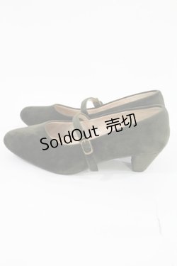 画像2: an another angelus / クロスストラップベロアパンプス M/23.5cm グリーン H-25-05-21-1034-CA-SH-NS-ZH