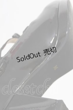 画像5: axes femme POETIQUE / レースアップエナメルパンプス M ブラック H-25-05-21-1035-AX-SH-NS-ZH