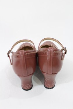 画像3: an another angelus / 細ストラップウイングチップパンプス M/23.5cm PINK BROWN H-25-05-21-1036-CA-SH-NS-ZH