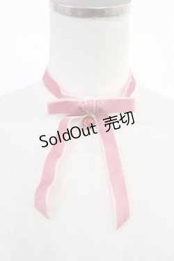 画像1: axes femme POETIQUE / いちごチョーカー  ピンク H-25-05-21-1037-AX-AC-NS-ZH