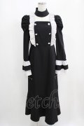 Jamie エーエヌケー / マーメイドフリルワンピース M ブラック H-25-05-21-050-LO-OP-NS-ZH