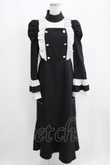 Jamie エーエヌケー / マーメイドフリルワンピース M ブラック H-25-05-21-050-LO-OP-NS-ZH