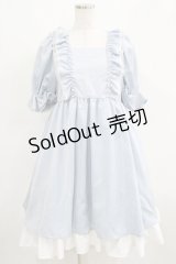 Maria pipi / SUMMER WATER DRESS Free サックス H-25-05-21-006-EL-OP-NS-ZH