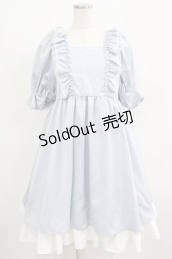 画像1: Maria pipi / SUMMER WATER DRESS Free サックス H-25-05-21-006-EL-OP-NS-ZH