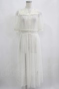 an another angelus / レースヨークチュールガウンワンピース Free OFF WHITE H-25-05-21-052-CA-OP-NS-ZH