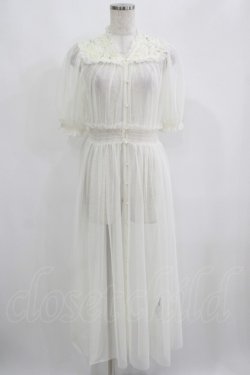 画像1: an another angelus / レースヨークチュールガウンワンピース Free OFF WHITE H-25-05-21-052-CA-OP-NS-ZH