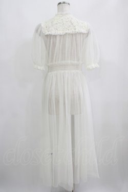 画像3: an another angelus / レースヨークチュールガウンワンピース Free OFF WHITE H-25-05-21-052-CA-OP-NS-ZH