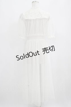 画像3: an another angelus / レースヨークチュールガウンワンピース Free OFF WHITE H-25-05-21-052-CA-OP-NS-ZH