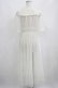 画像3: an another angelus / レースヨークチュールガウンワンピース Free OFF WHITE H-25-05-21-052-CA-OP-NS-ZH (3)