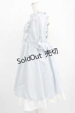 画像2: Maria pipi / SUMMER WATER DRESS Free サックス H-25-05-21-006-EL-OP-NS-ZH