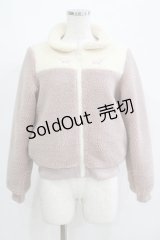 Fi.n.t / 花刺繍入りボアブルゾン Free PINK H-25-05-21-054-CA-CO-NS-ZT-C061