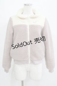 Fi.n.t / 花刺繍入りボアブルゾン Free PINK H-25-05-21-054-CA-CO-NS-ZT-C061