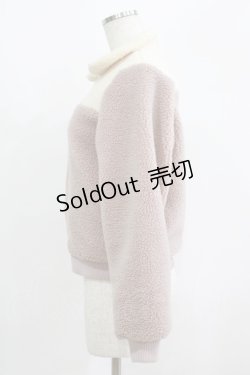 画像2: Fi.n.t / 花刺繍入りボアブルゾン Free PINK H-25-05-21-054-CA-CO-NS-ZT-C061
