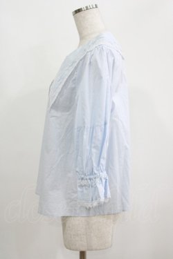 画像2: Perla nell' ostrica / コットンパフブラウス Free サックス H-25-05-21-056-EL-BL-NS-ZH