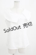 Fi.n.t / サイドビッグカラーブラウス Free OFF WHITE H-25-05-21-058-CA-BL-NS-ZH