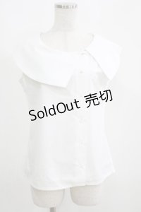 Fi.n.t / サイドビッグカラーブラウス Free OFF WHITE H-25-05-21-058-CA-BL-NS-ZH