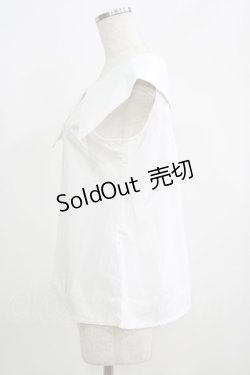 画像2: Fi.n.t / サイドビッグカラーブラウス Free OFF WHITE H-25-05-21-058-CA-BL-NS-ZH