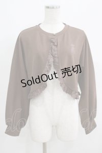m petit by misako / MSKバラBフリルボレロ M ブラウン H-25-05-21-062-LO-TO-NS-ZH