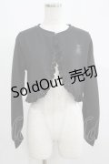 m petit by misako / MSKバラBフリルボレロ S ブラック H-25-05-21-063-LO-TO-NS-ZH