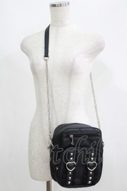 画像1: Jamie エーエヌケー / ショルダーバッグ  ブラック H-25-05-21-074-LO-BG-NS-ZH