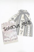 Angelic Pretty / Wonder Queen巾着&ポストカード  ブラック H-25-05-21-077-AP-ZA-NS-ZH