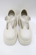 axes femme POETIQUE / Ｔ字ストラップシューズ M アイボリー H-25-05-21-080-AX-SH-NS-ZH