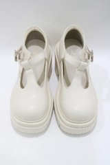 axes femme POETIQUE / Ｔ字ストラップシューズ M アイボリー H-25-05-21-080-AX-SH-NS-ZH