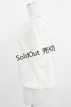 画像2: m petit by misako / NINA'sコラボ襟付きプルオーバー L アイボリー H-25-05-21-081-LO-TO-NS-ZH