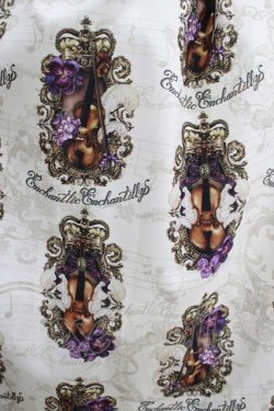 画像4: Enchantlic Enchantilly / ヴィオレッタへ捧ぐヴァイオリンジャンパースカート おおきいサイズ アイボリー H-25-05-21-001-LO-OP-NS-ZH