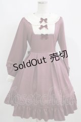 Amavel / スクエアヨークピンタックワンピース Free ピンク H-25-05-21-012-CA-OP-NS-ZH