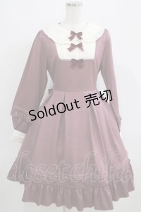 Amavel / スクエアヨークピンタックワンピース Free ピンク H-25-05-21-012-CA-OP-NS-ZH