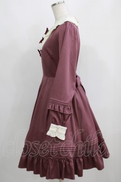 画像2: Amavel / スクエアヨークピンタックワンピース Free ピンク H-25-05-21-012-CA-OP-NS-ZH