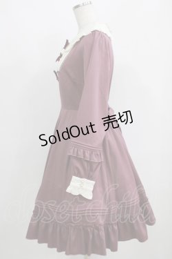 画像2: Amavel / スクエアヨークピンタックワンピース Free ピンク H-25-05-21-012-CA-OP-NS-ZH