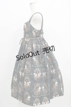 画像2: Enchantlic Enchantilly / 王女様のヴァイオリンジャンパースカート 大きいサイズ モスグリーン H-25-05-21-002-LO-OP-NS-ZH